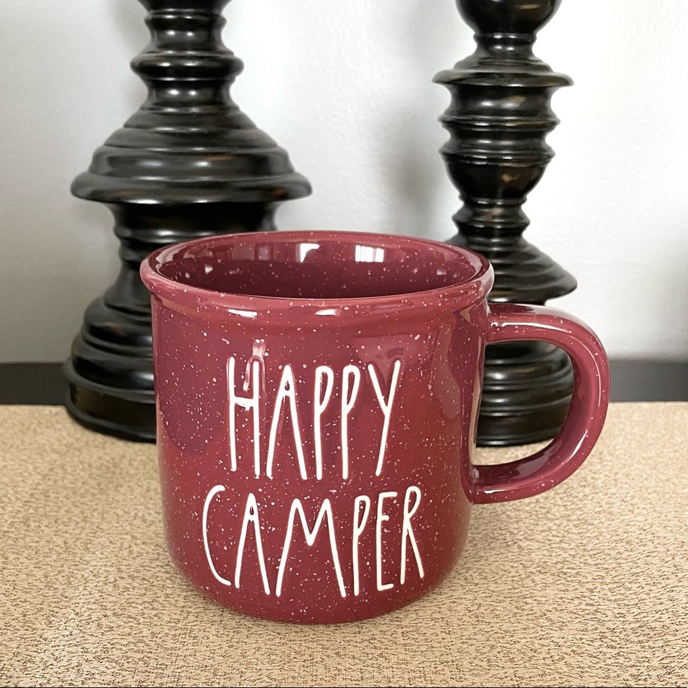 🆕Rae Dunn HAPPY CAMPER Ceramic Mug